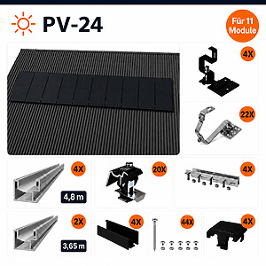 Montageset Für 11 Module