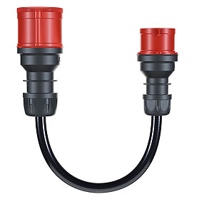 Adapter Gemini flex/Wattpilot Go 22 kW auf CEE rot 16 A - PV - 24.at