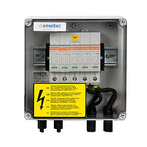 Enwitec DC Überspannunsgableiter Generatoranschlusskasten GAK TYPE S - 1000 - 2x1R - X - BC - PC - 1.0_SC - 10015821 - PV - 24.at