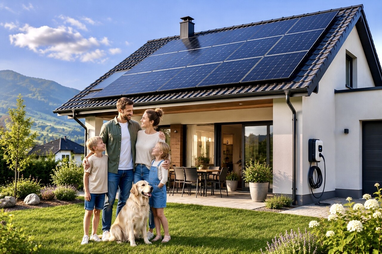 Photovoltaik Solar Oesterreich Deutschland Familie Haus Eigenheim Shop Bestellen Guenstig