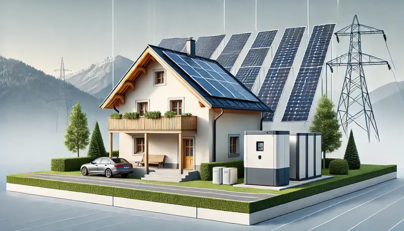 Pv 24 At Photovoltaik Solaranlagen Komponenten Bauteile Zusammenhaenge Erklaerung Speicher Energie