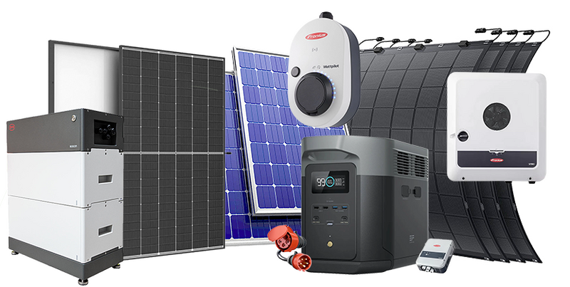 Pv 24 Solar Photovoltaik Produkte Zubehoer Kollage