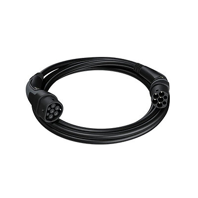 Typ 2 Kabel Black Edition (bis 22 kW) 5 m Ladekabel - PV-24.at